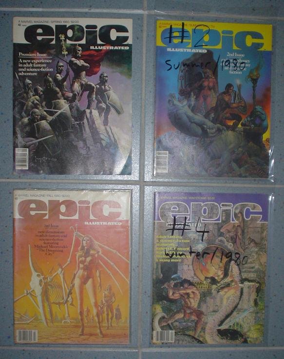 Epic Illustrated science fiction and fantasy magazine